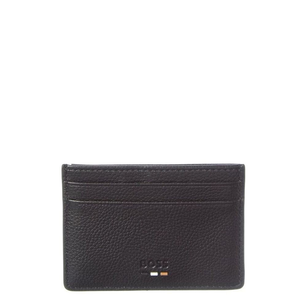 Hugo Boss Ray Leather Card Case, Black